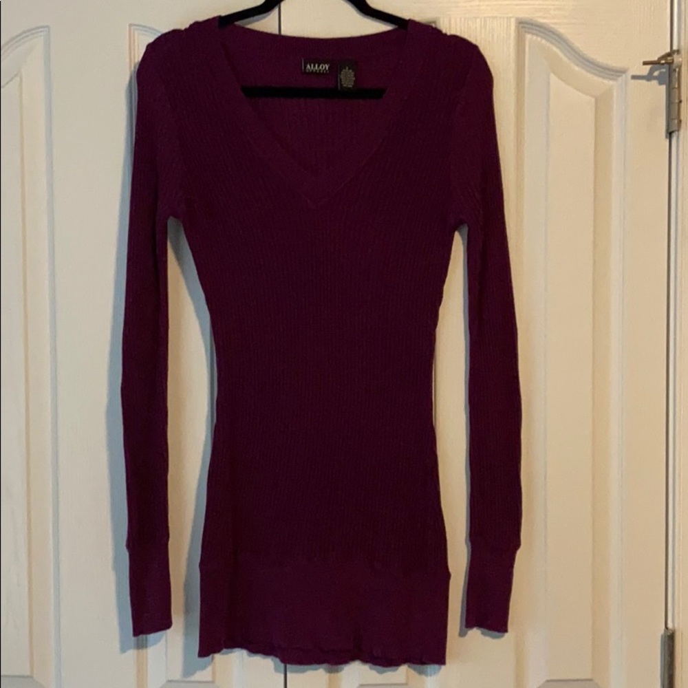 Alloy Apparel magenta sweater